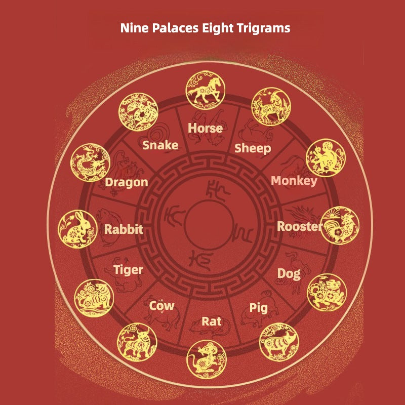 2025 Chinese Zodiac Amulet and Peace Charm Phone Sticker