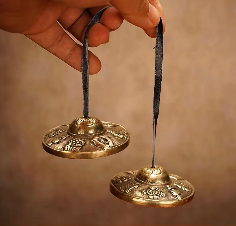 Cloche tibétaine Tingsha - pour la méditation et le yoga
