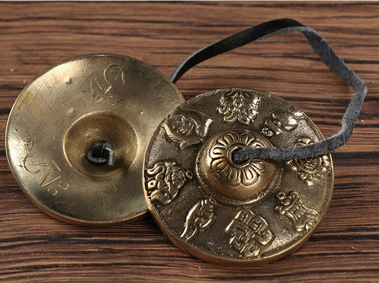Cloche tibétaine Tingsha - pour la méditation et le yoga