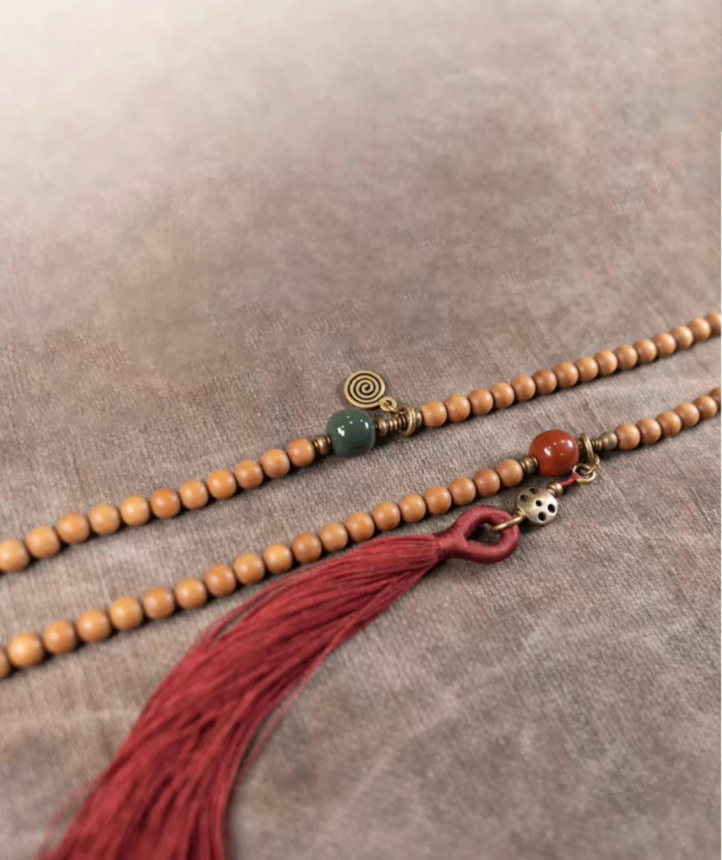 Buddhist Beads - Sandalwood Mala Beads for Mindfulness