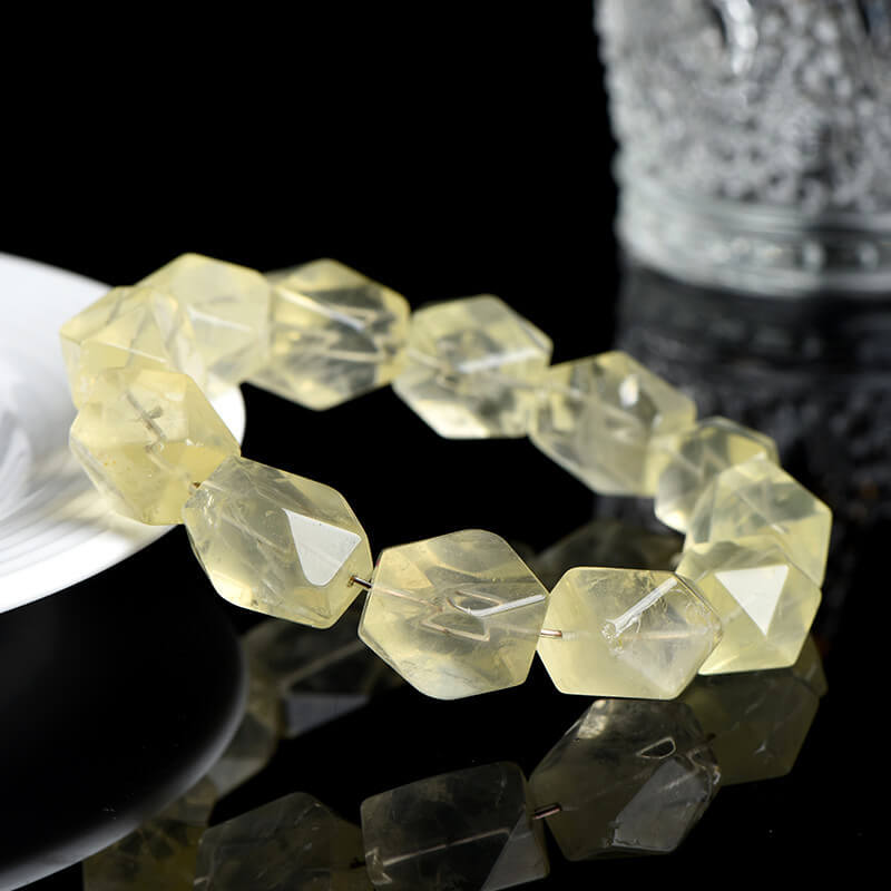 Bracelet Citrine Sunshine Freeform - Richesse • Succès • Vitalité