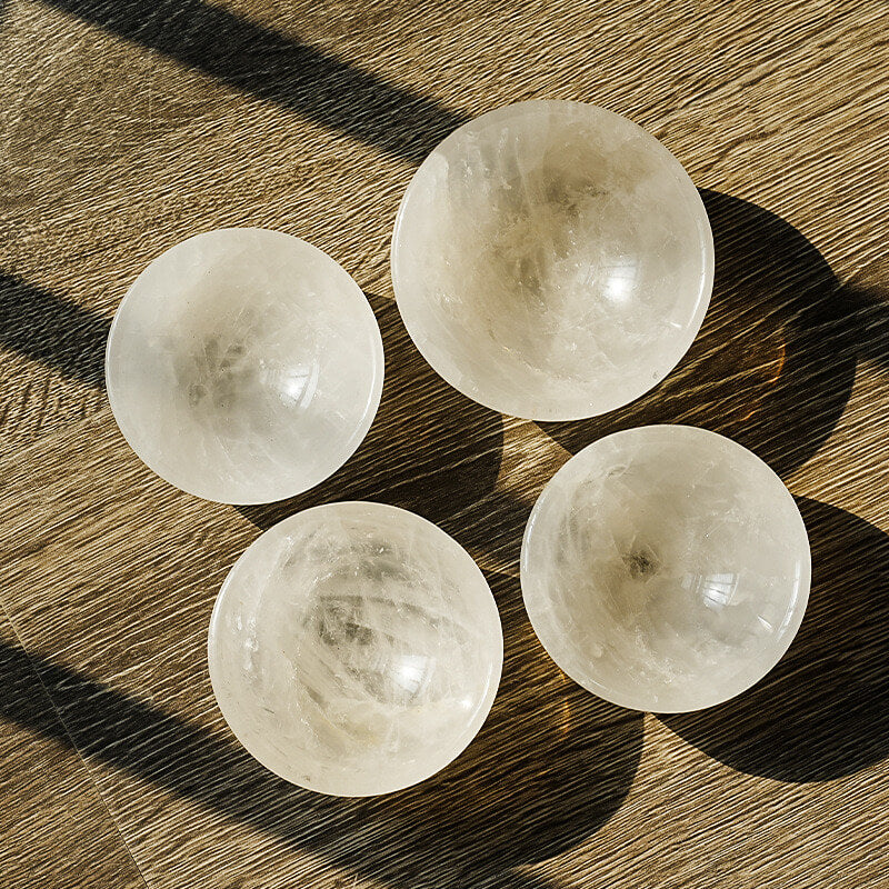 Clear Quartz demagnetizing bowl - Purification • Clearing • Charging