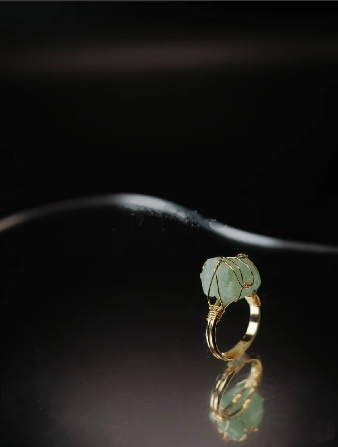 Crystal Raw Stone Rings Multicolored - Purification·Wealth·Wisdom·Health - 我的商店
