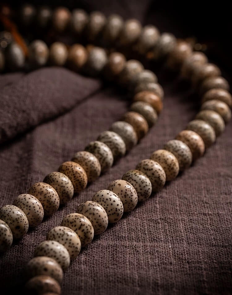 Bodhi Seed Prayer Beads - Handmade Buddha beads bracelet