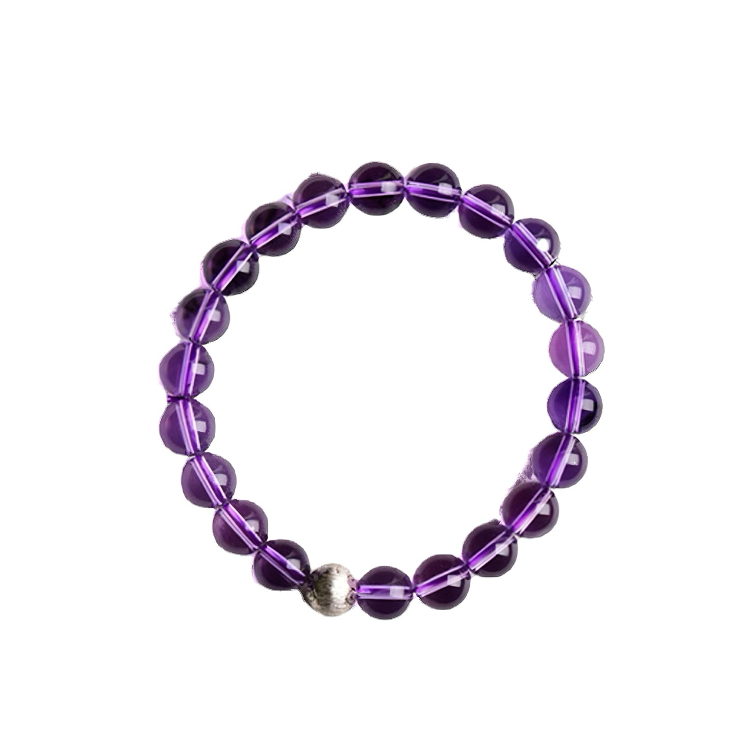 Bracelet Améthyste-Palourde•Intuition•Intelligence•Santé