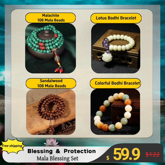 Zen Healing Mala Blessing Set
