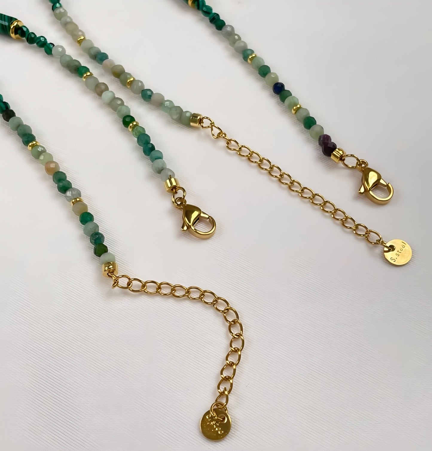 Malachite Vintage Necklace-Heal•Balance•Sooth