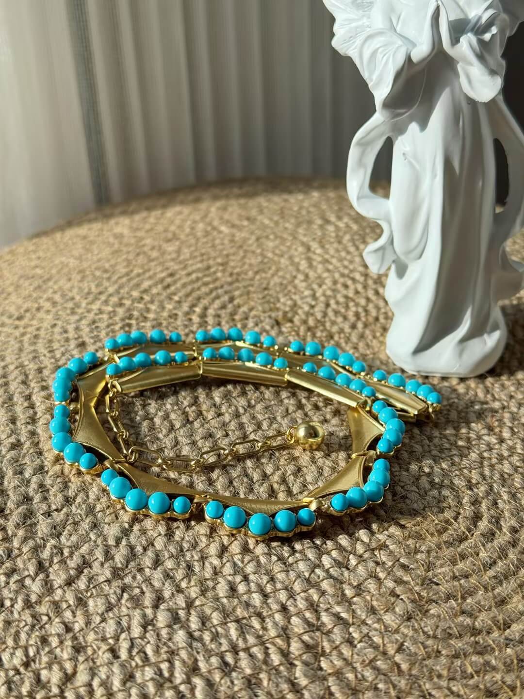 Monet Turquoise Vintage Necklace-Good Luck•Healthy•Confidence