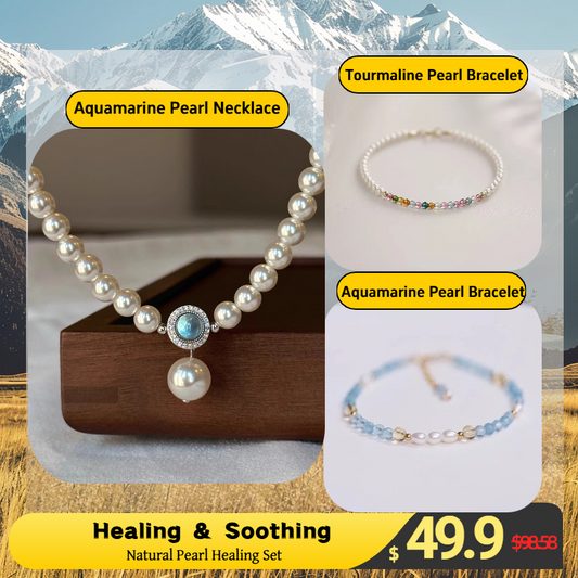 Zen Healing Natural Pearl Healing Set