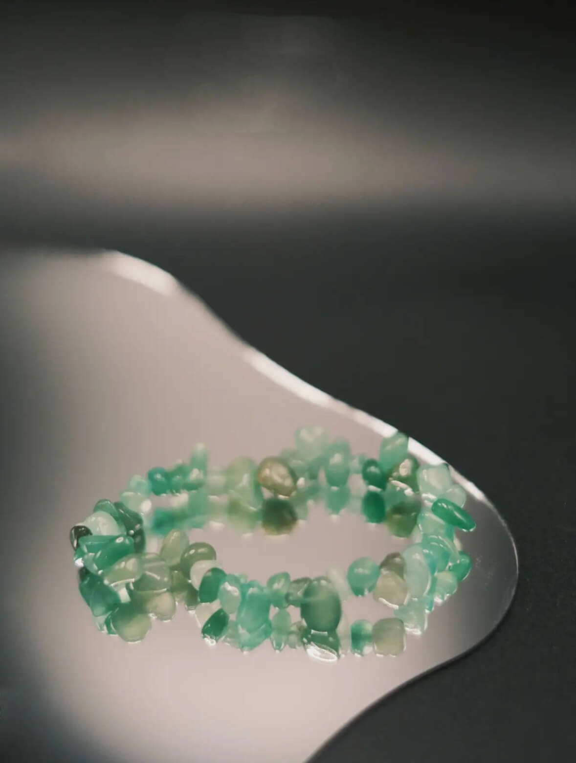 Natural Crystal Tumble Bead Bracelet - calm · Wealth · love · Health - 我的商店