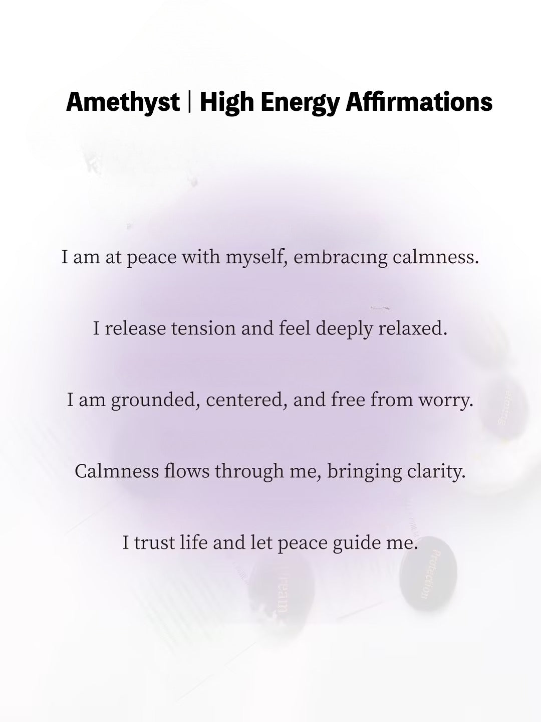 Natural palm stone - energy and releases stress
