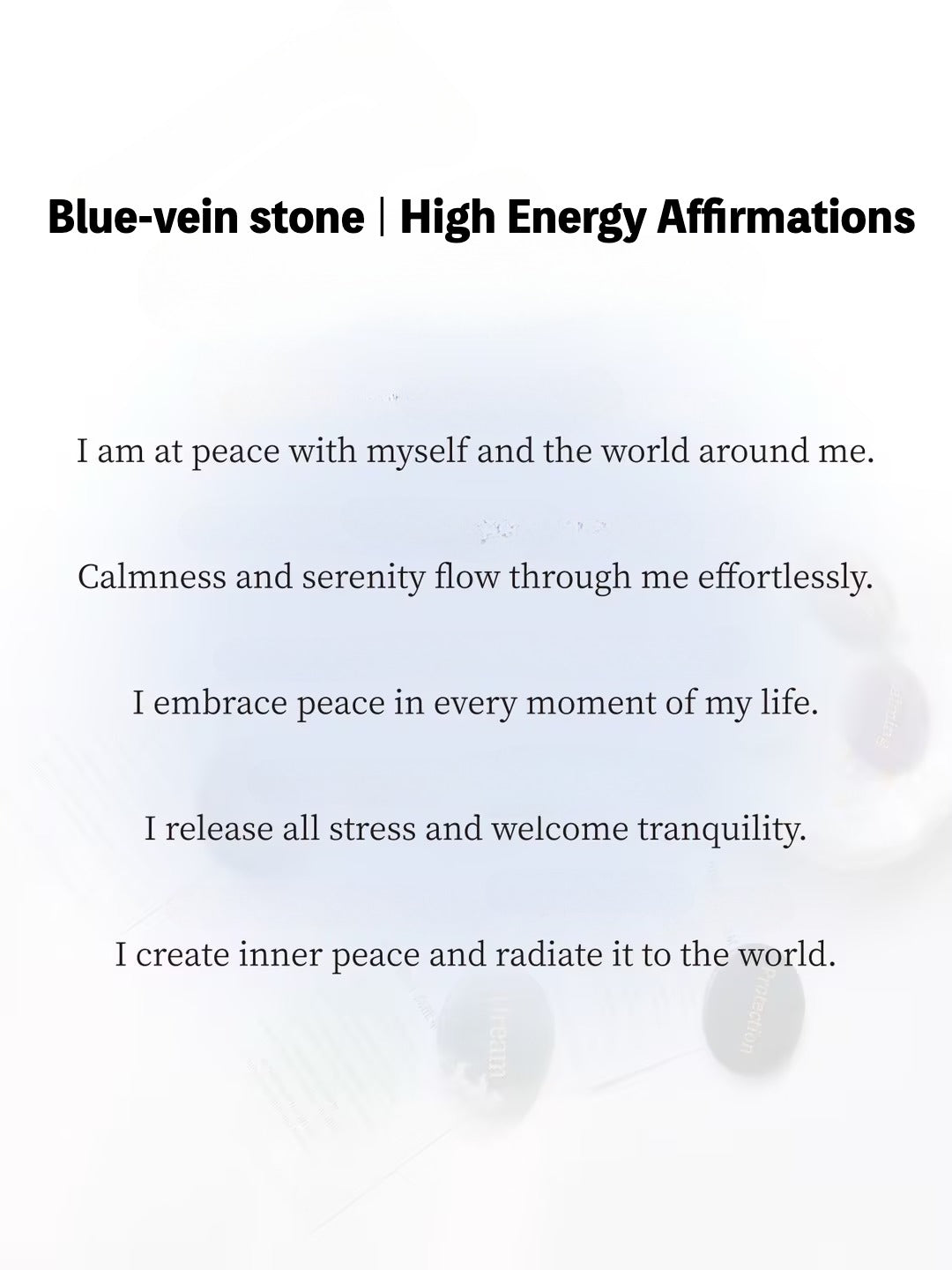 Natural palm stone - energy and releases stress
