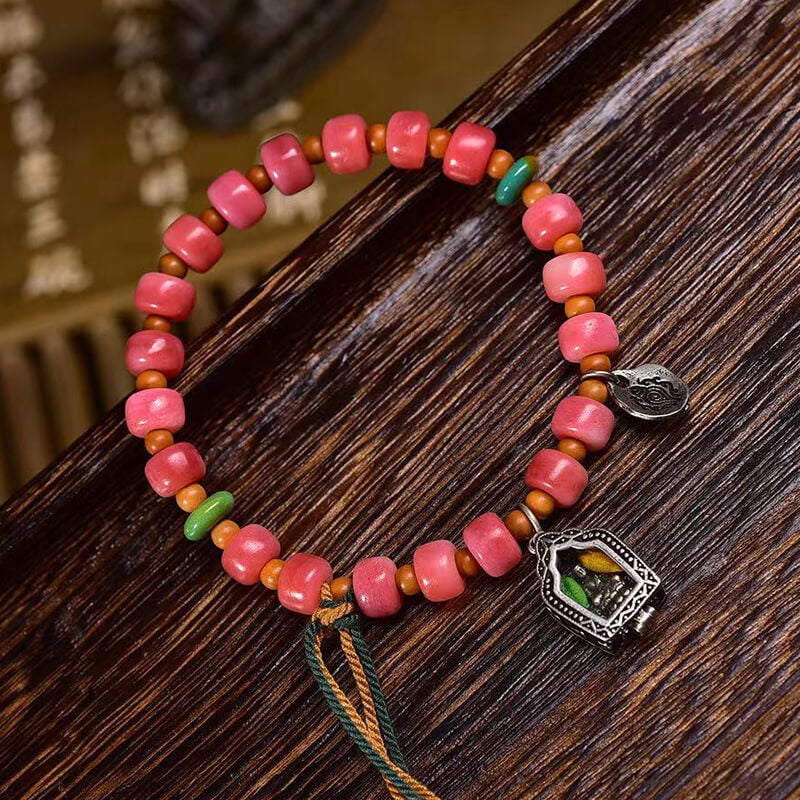 Tibetan Camel Bone Lucky Bracelet – Spiritual Protection•Healing Energy