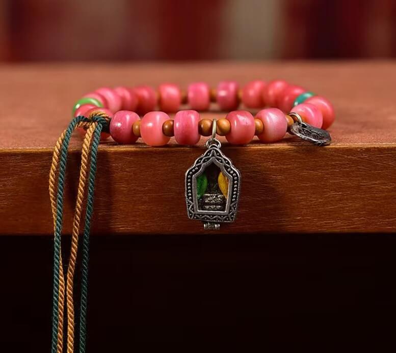 Tibetan Camel Bone Lucky Bracelet – Spiritual Protection•Healing Energy