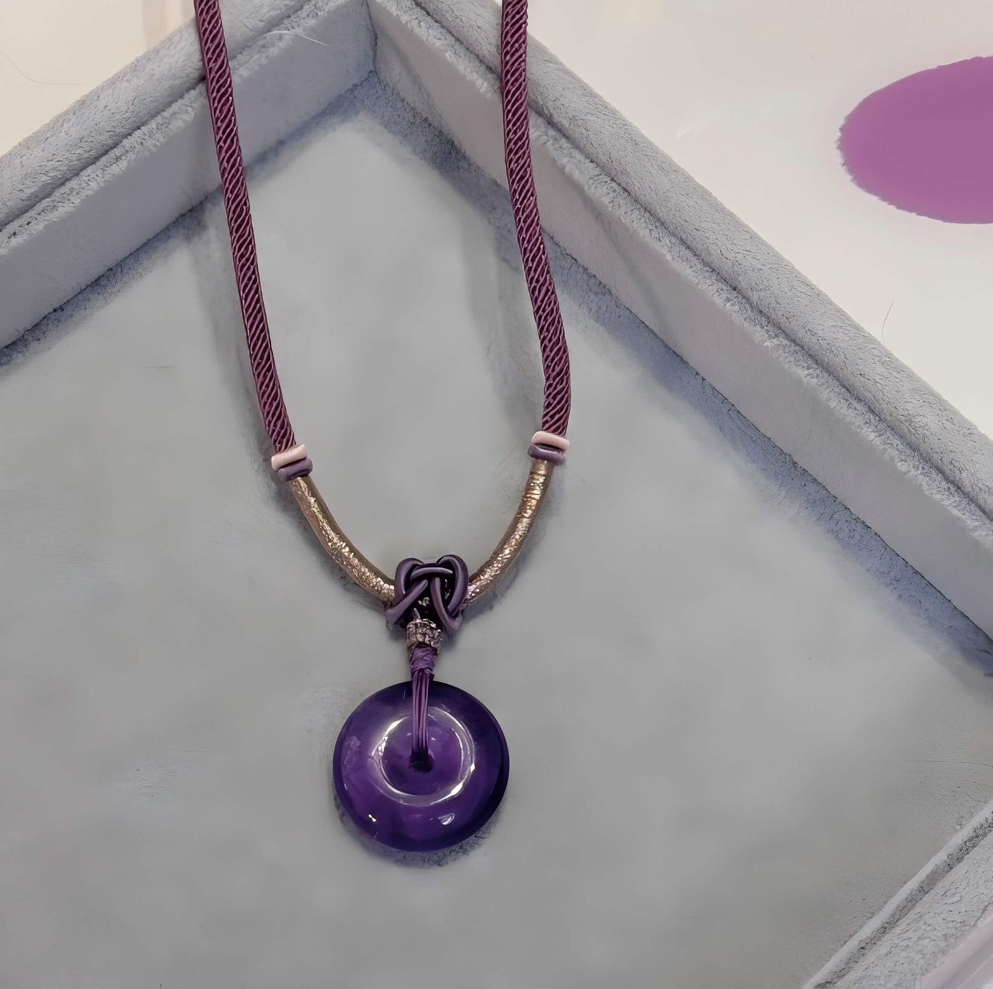 Uruguayan Amethyst Peace Buckle-Wisdom•Peace•Charm•Lucky