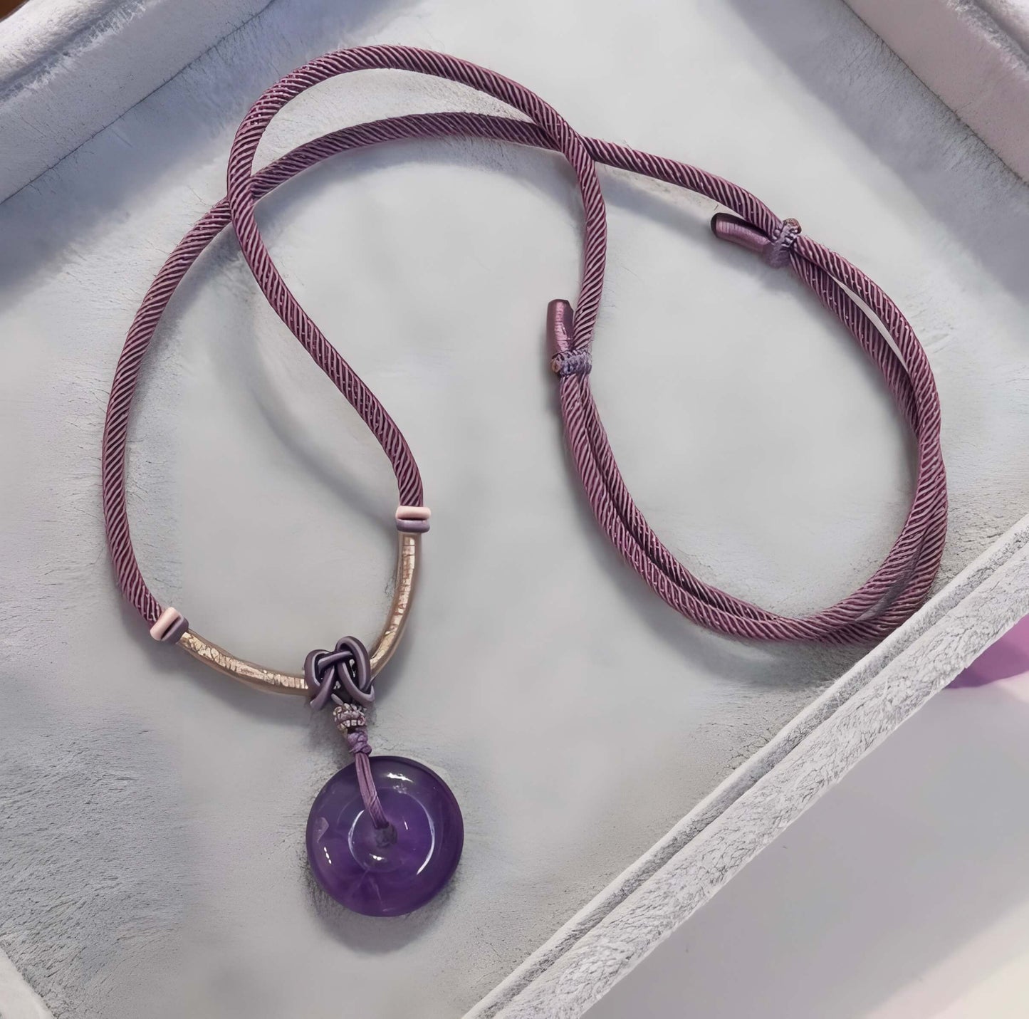 Uruguayan Amethyst Peace Buckle-Wisdom•Peace•Charm•Lucky