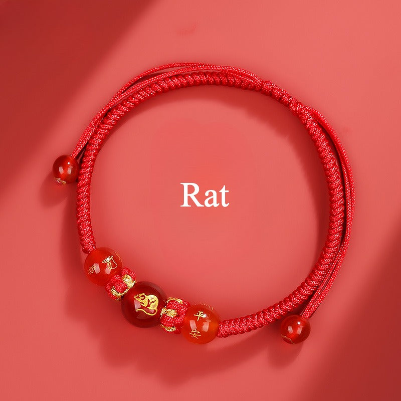 Zen Healing Blessings Red String Set