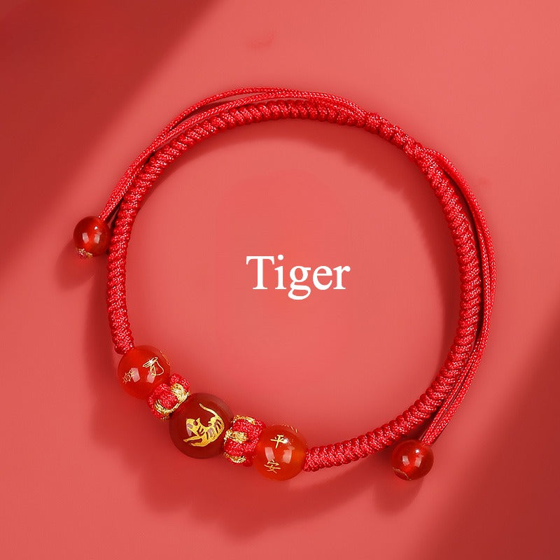 Zen Healing Blessings Red String Set