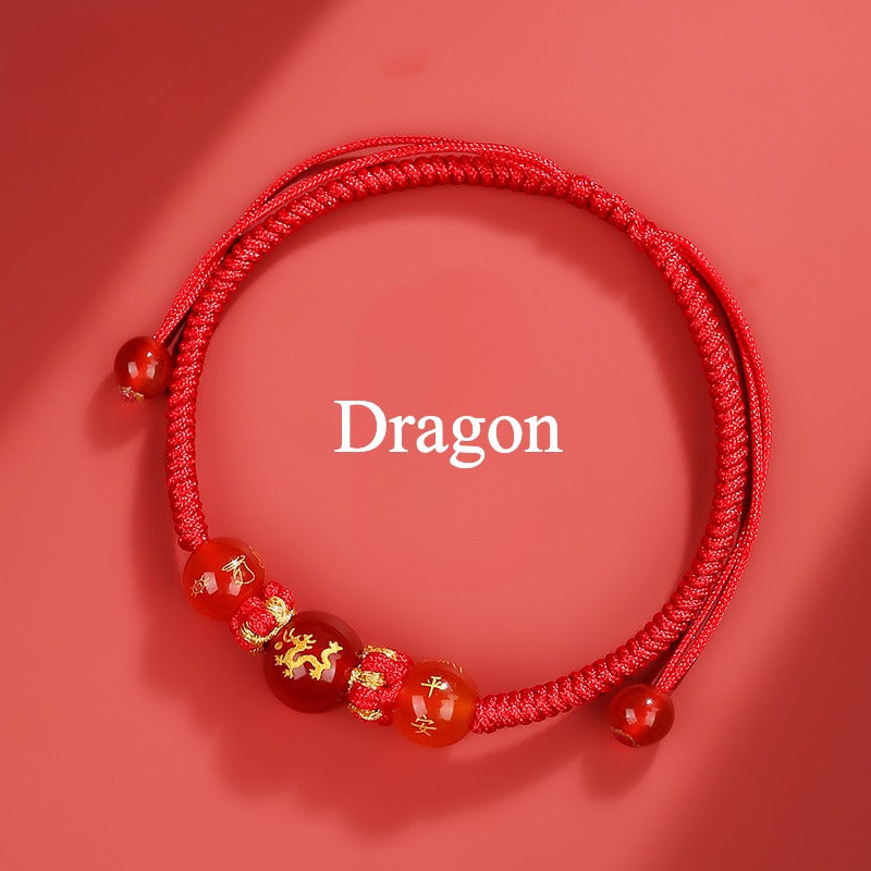 Zen Healing Blessings Red String Set