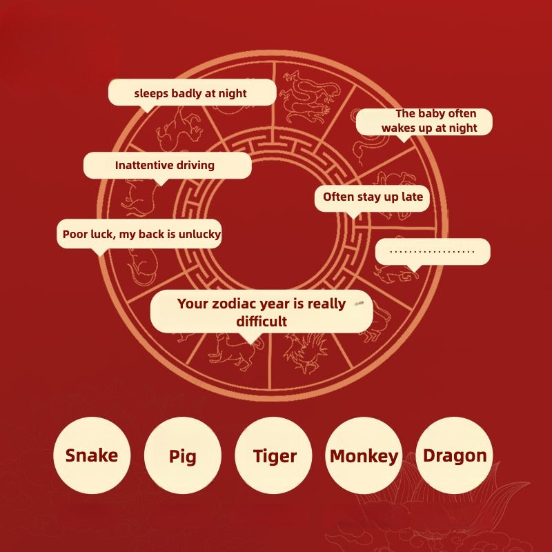 Zen Healing Blessings Red String Set