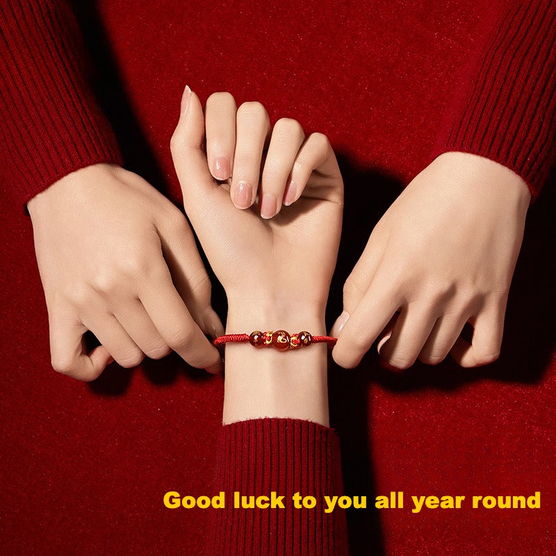 Zen Healing Blessings Red String Set