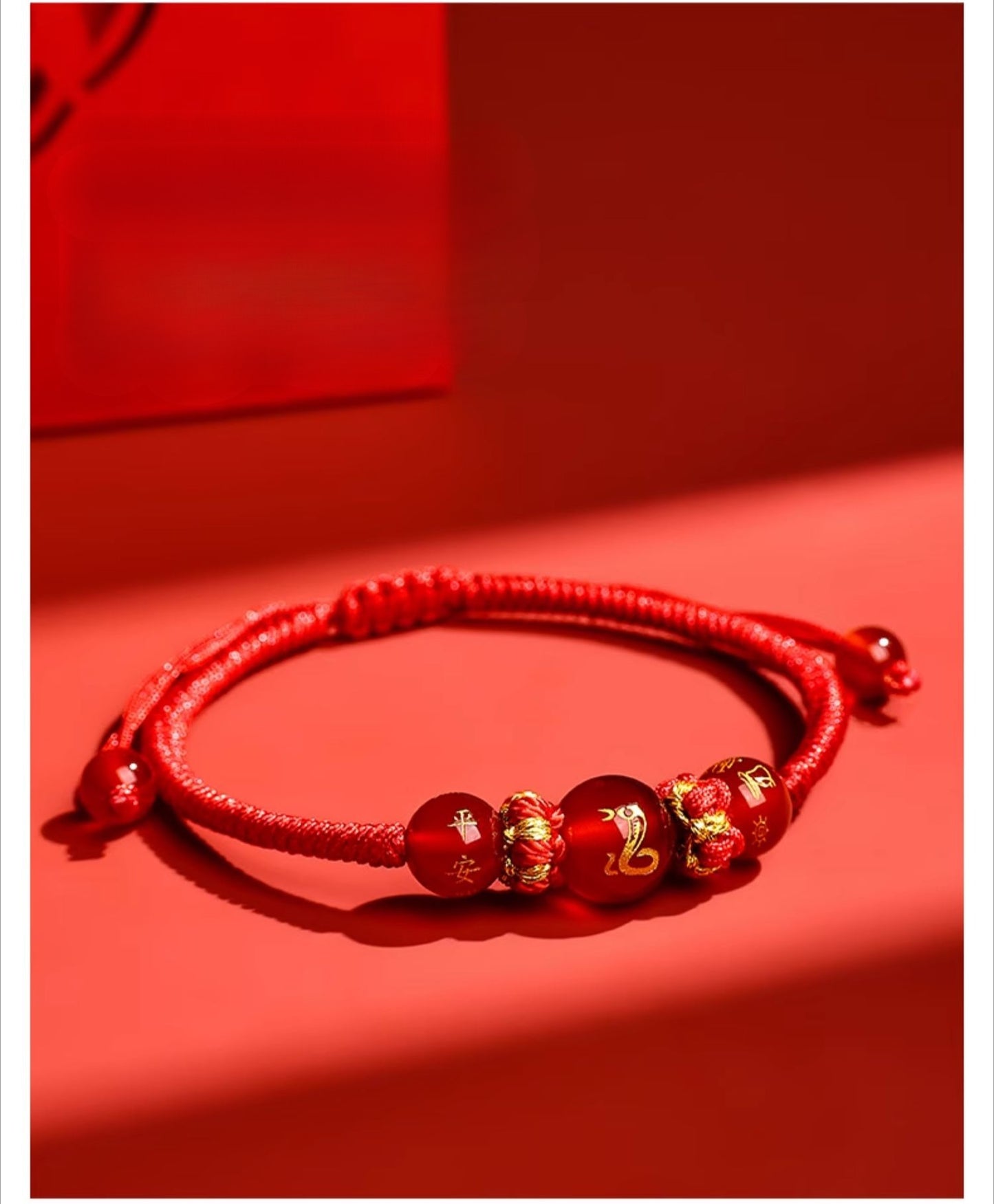 Zen Healing Blessings Red String Set