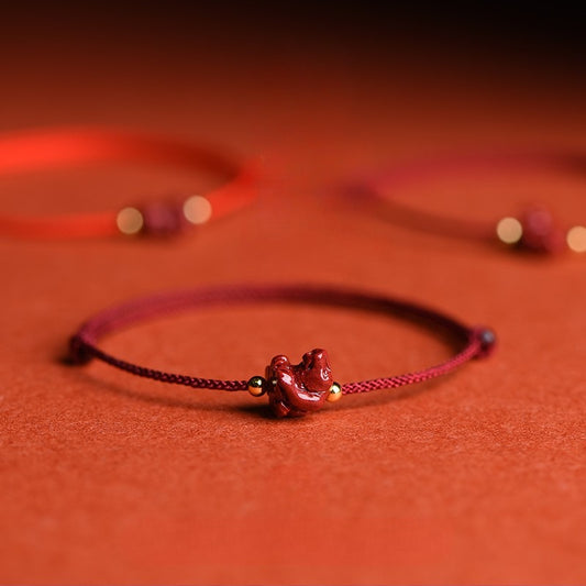 Free Today:Zen Healing 2025 Chinese Zodiac Cinnabar Red String Luck Bracelet