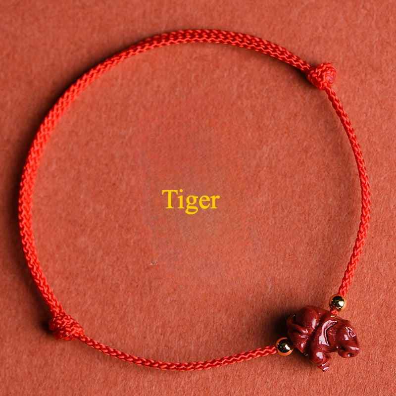 Free Today:Zen Healing 2025 Chinese Zodiac Cinnabar Red String Luck Bracelet