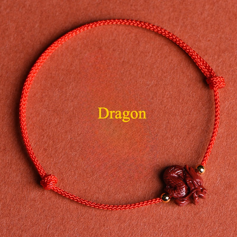Free Today:Zen Healing 2025 Chinese Zodiac Cinnabar Red String Luck Bracelet