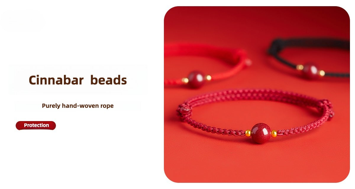 Free Today:Zen Healing 2025 Chinese Zodiac Cinnabar Red String Luck Bracelet