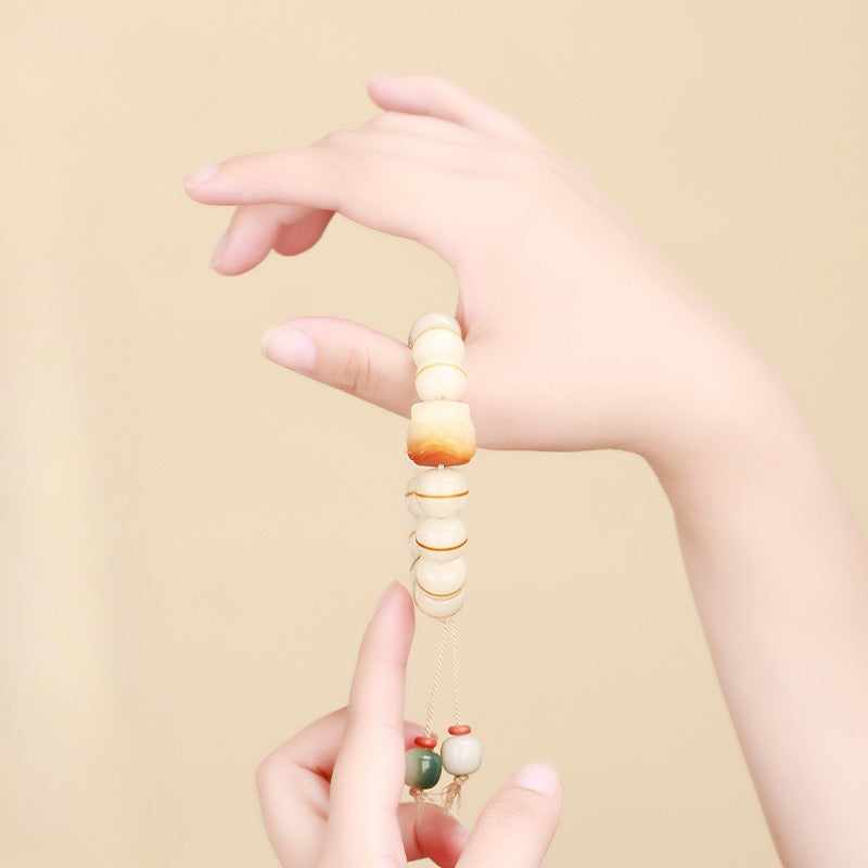 Zen Healing Bodhi Seed Lion Wisdom Bracelet