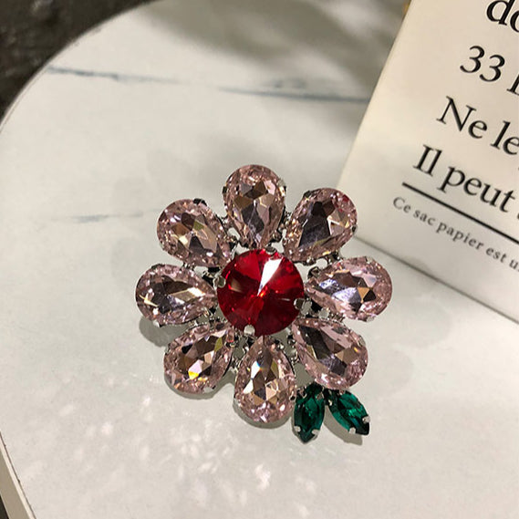 Zen Healing Bold Flower Adjustable Ring