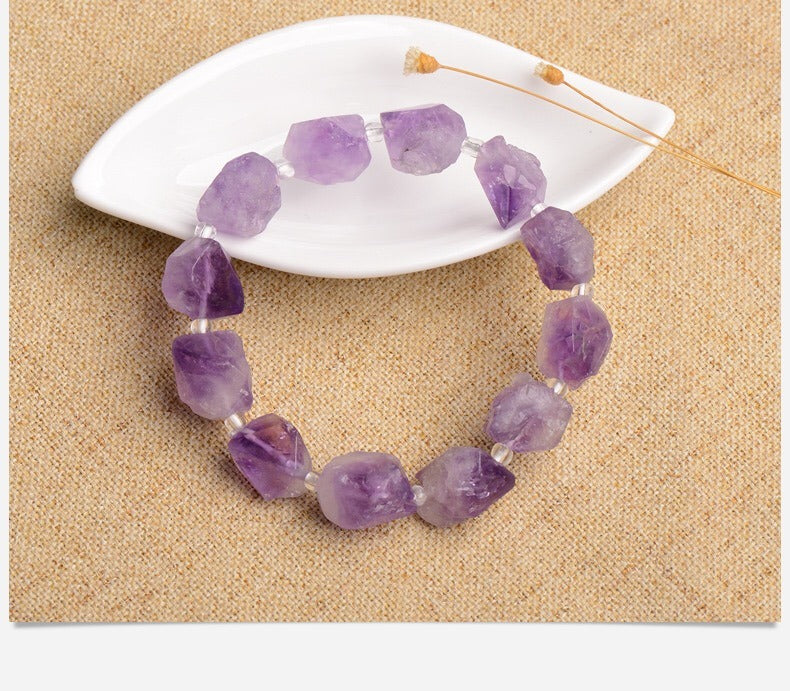 Zen Healing Natural Amethyst Stone Bracelet