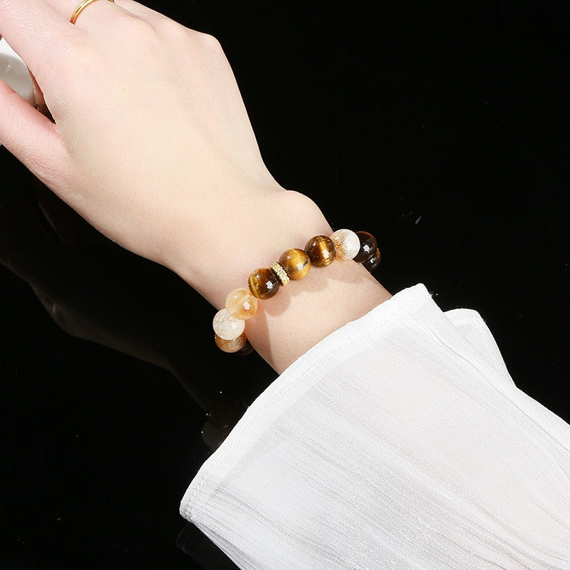 Zen Healing Natural Tiger Eye Strength Wealth Bracelet