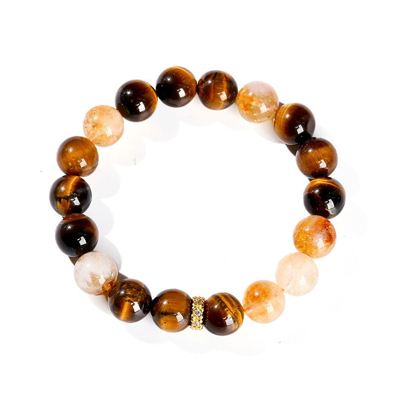 Zen Healing Natural Tiger Eye Strength Wealth Bracelet