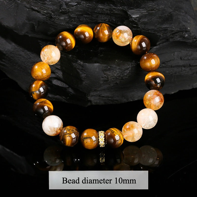 Zen Healing Natural Tiger Eye Strength Wealth Bracelet