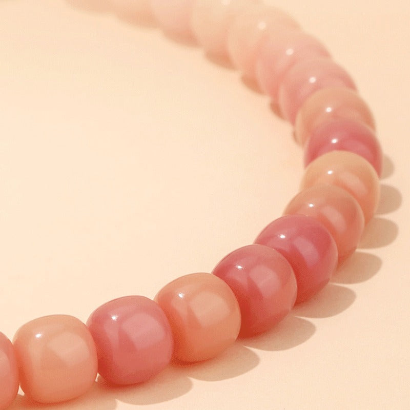 Zen Healing Peach Blossom Bodhi Wisdom Bracelet