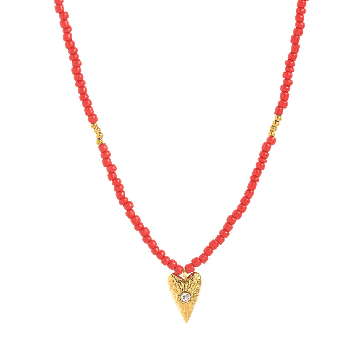 Zen Healing Stainless Steel 18K Gold Plated Cross Hassam Necklace