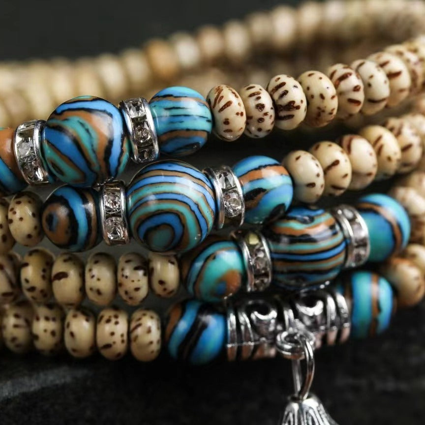 Zen Healing Star Moon Bodhi Wisdom Buddha Bracelet & Necklace