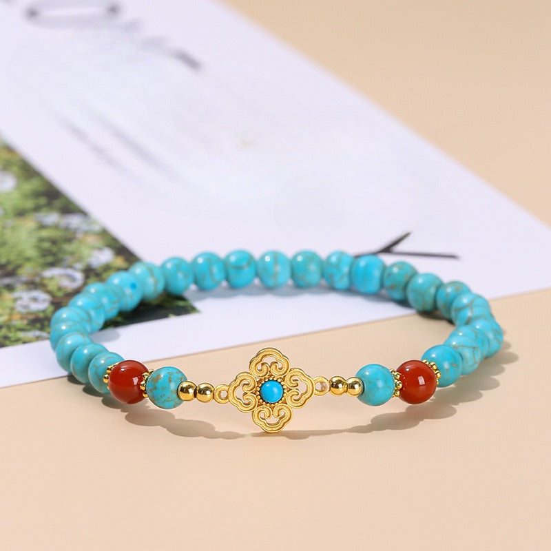 Zen Healing Turquoise Beads Bracelet For Protection Peace