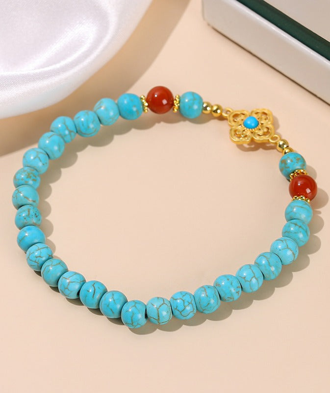 Zen Healing Turquoise Beads Bracelet For Protection Peace
