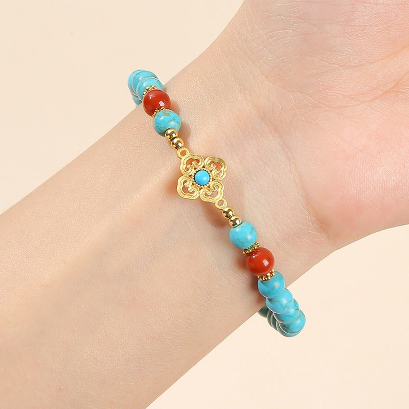 Zen Healing Turquoise Beads Bracelet For Protection Peace