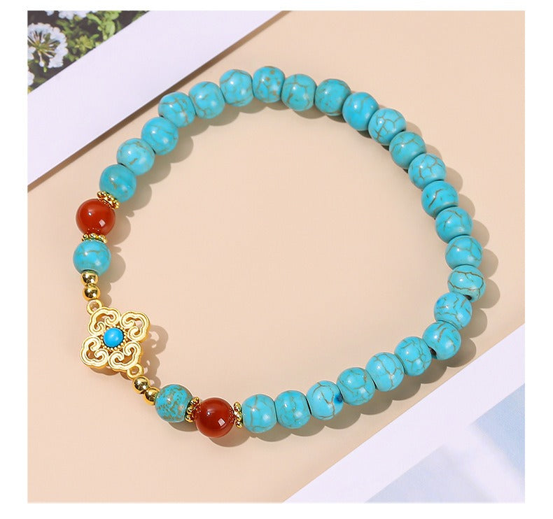 Zen Healing Turquoise Beads Bracelet For Protection Peace