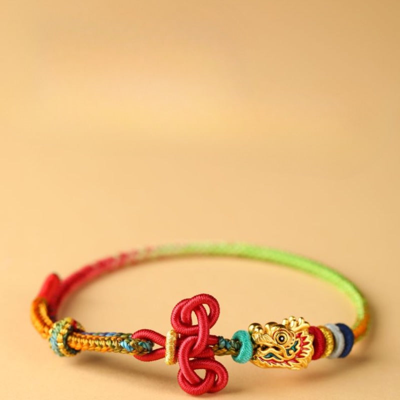 Zen Healing WenChang Knot Red String Luck Bracelet