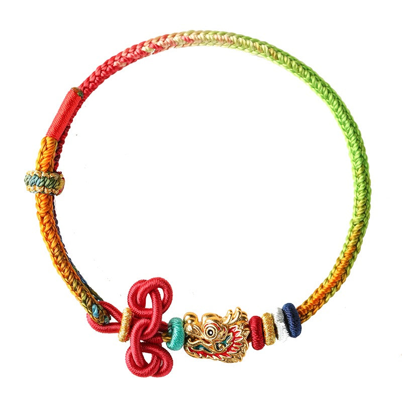 Zen Healing WenChang Knot Red String Luck Bracelet