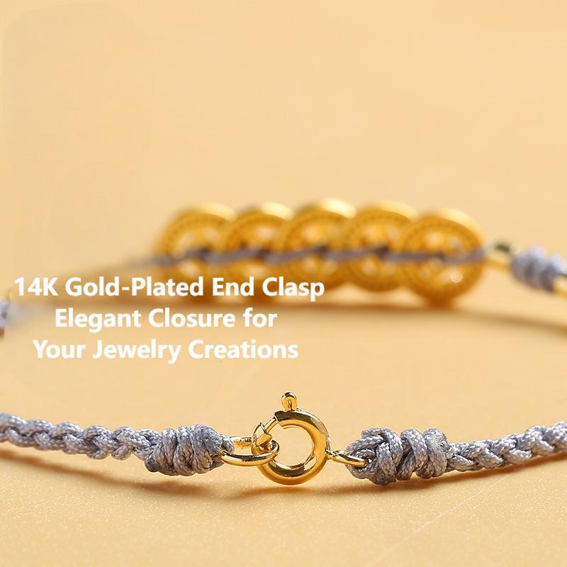Zen Healing 14K Gold Plated Copper Coin Wealth Braided Bracelet