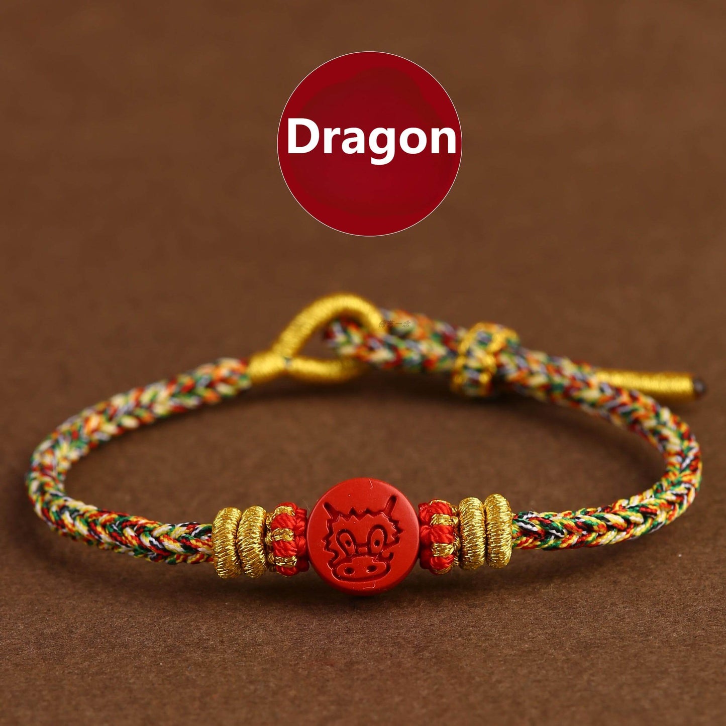 Zen Healing 2025 Chinese Zodiac Cinnabar Lucky Braided Bracelet