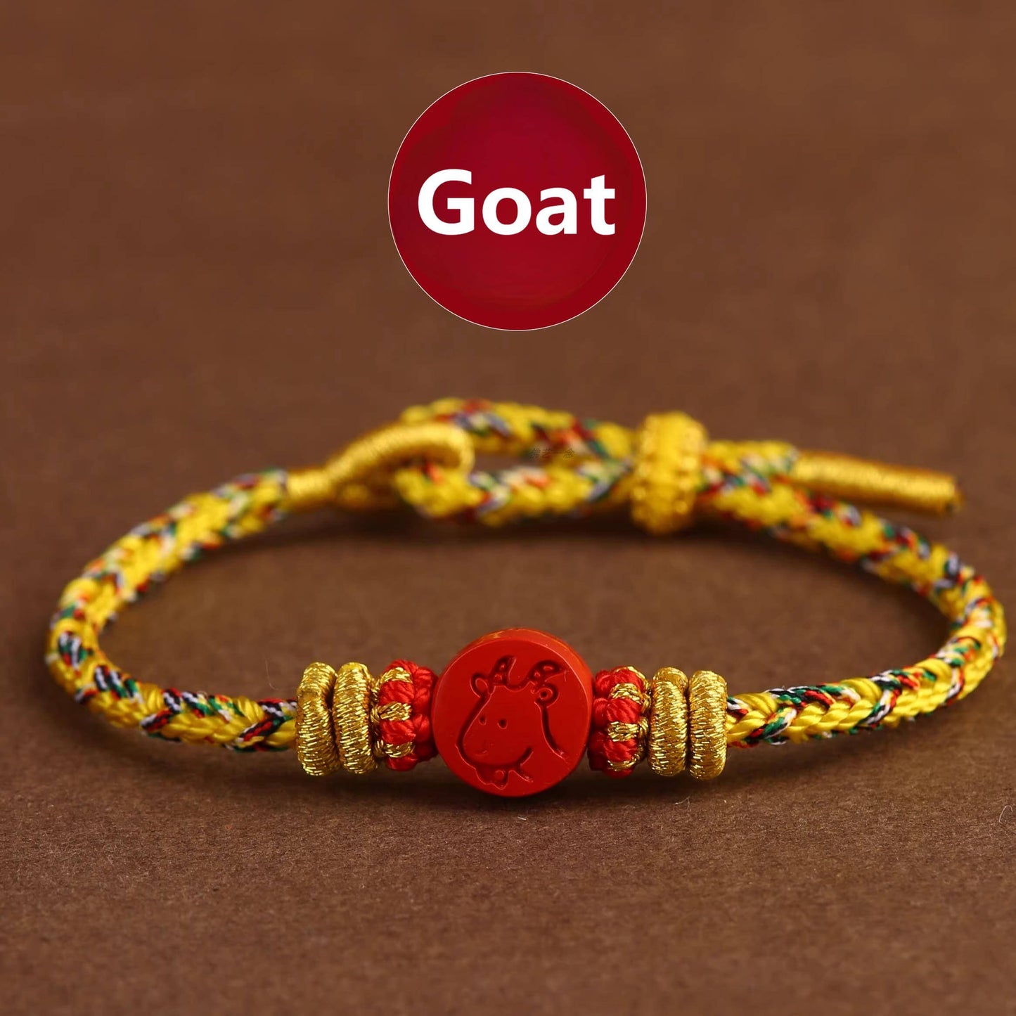 Zen Healing 2025 Chinese Zodiac Cinnabar Lucky Braided Bracelet