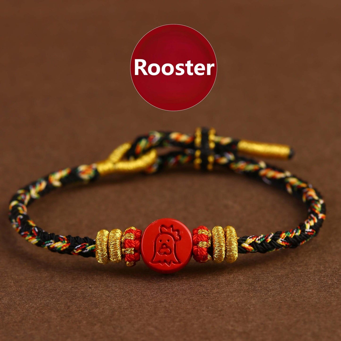 Zen Healing 2025 Chinese Zodiac Cinnabar Lucky Braided Bracelet