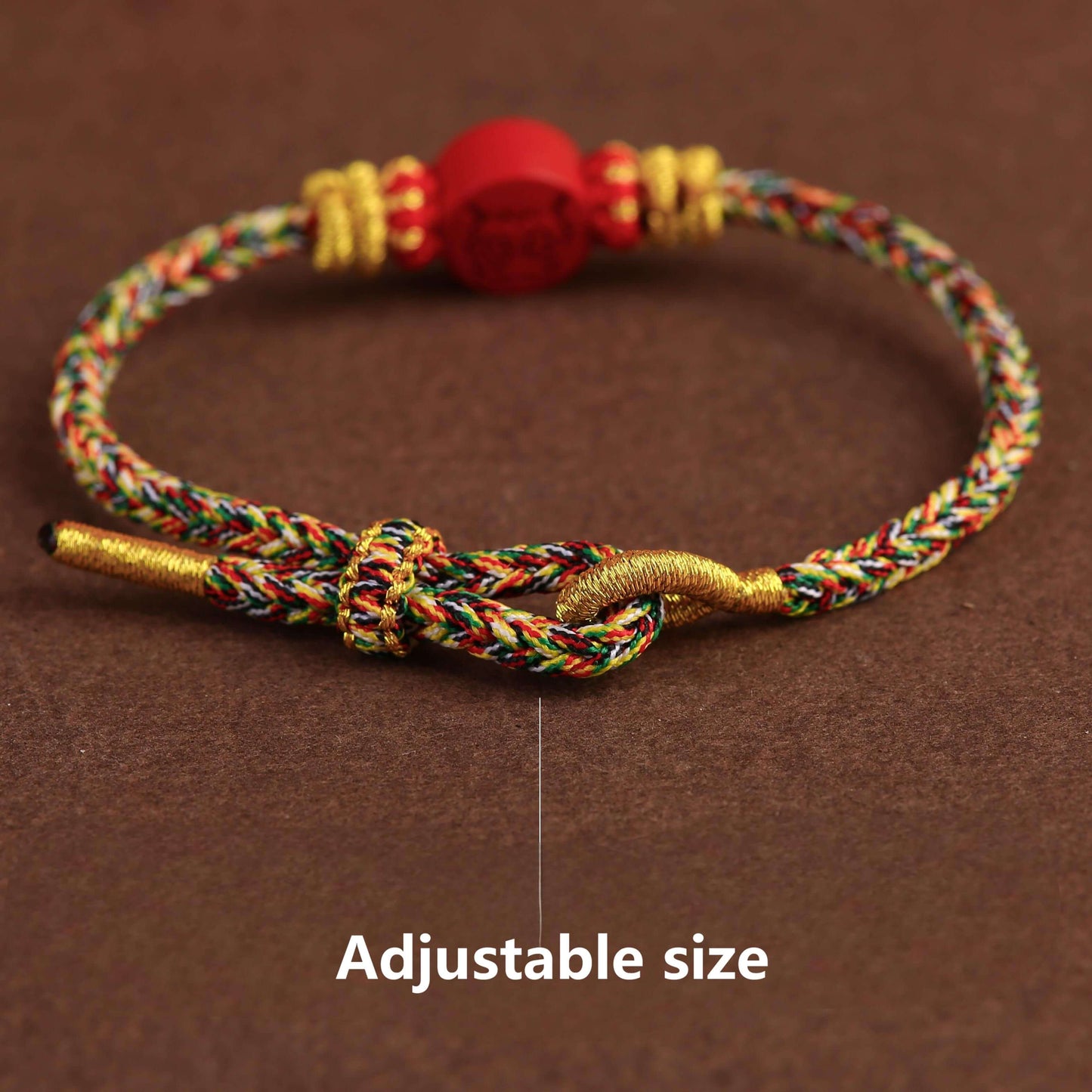 Zen Healing 2025 Chinese Zodiac Cinnabar Lucky Braided Bracelet